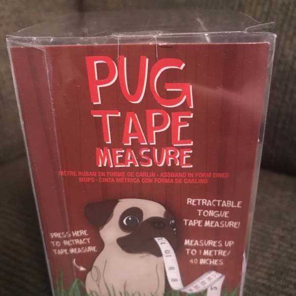Retractable Plastic Pug Tape Measure 40 Inches - Picture 3 of 5